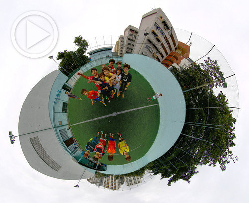 Futebol na AABB em 360°