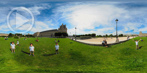 Jardins do Louvre em 360°